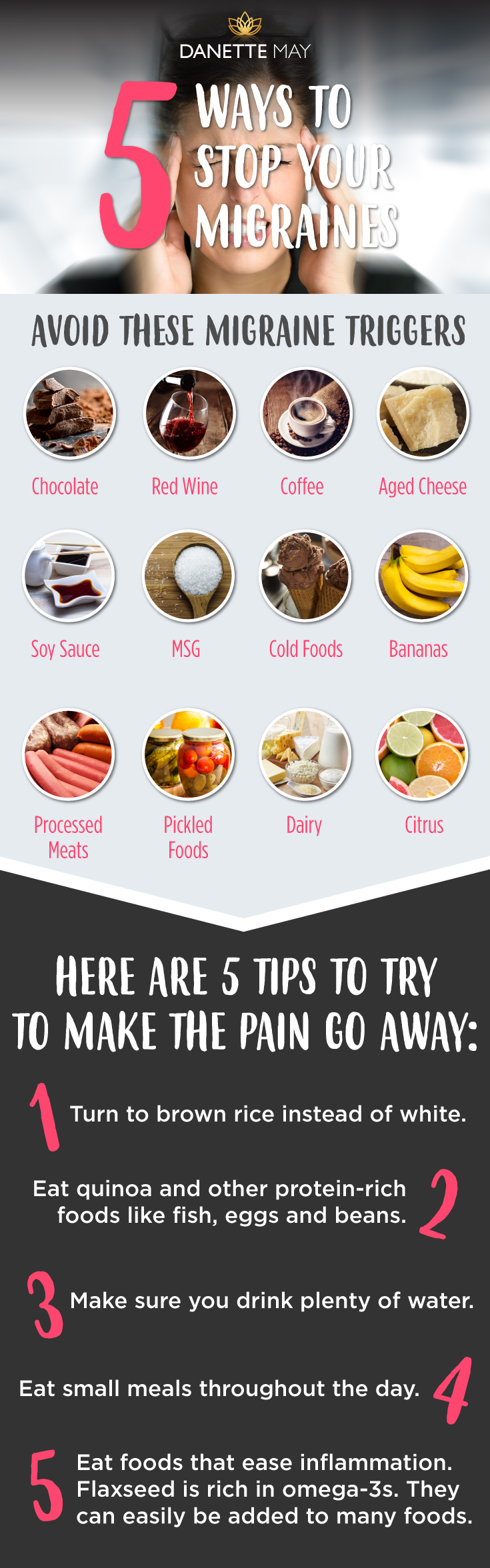 5 Foods to Stop Your Migraines