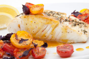 cooked white fish with tomato sauce hacks manage menopause