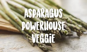 asparagus on wood table