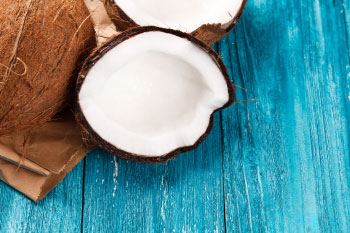 coconuts on blue table alternatives apple cider vinegar