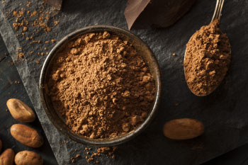 cacao powder release feel good hormones endorphins