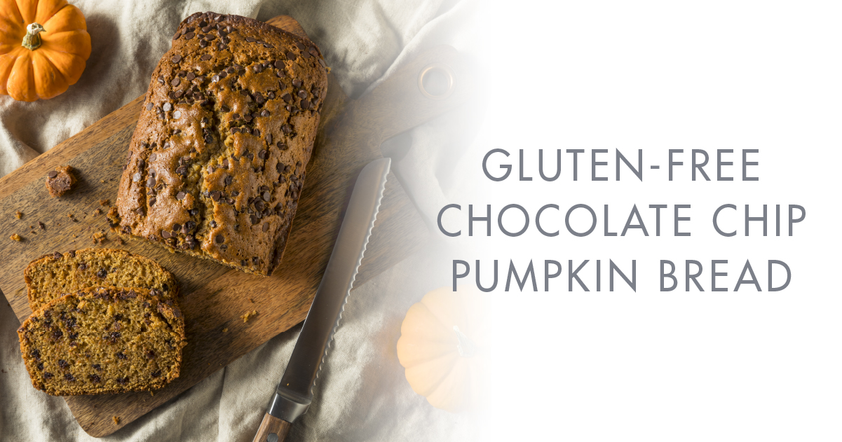 GlutenFree Chocolate Chip Pumpkin Bread
