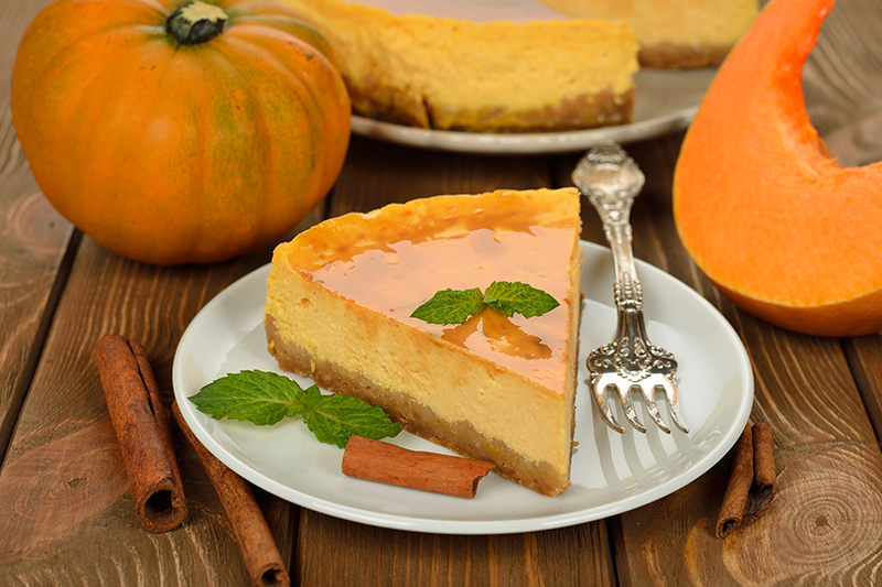 Guilt-free Pumpkin Cheescake