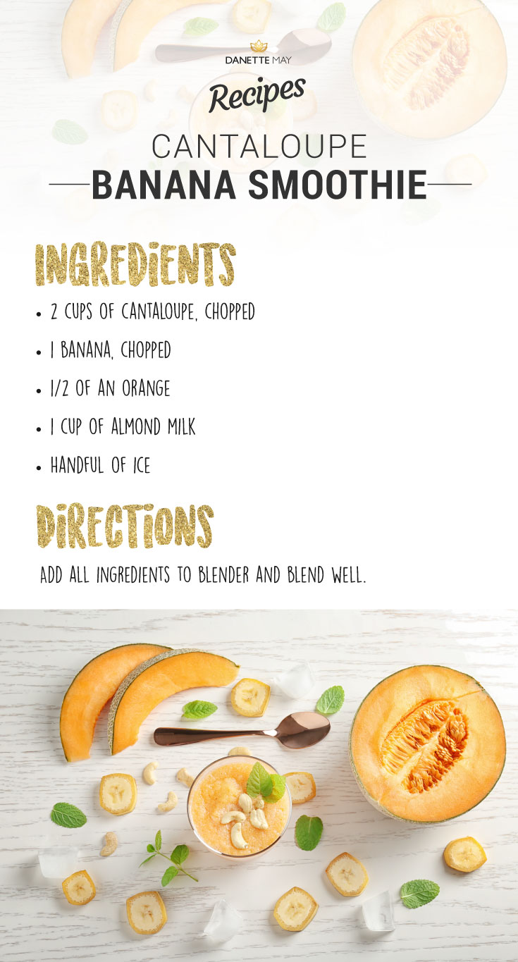 cantaloupe banana smoothie recipe