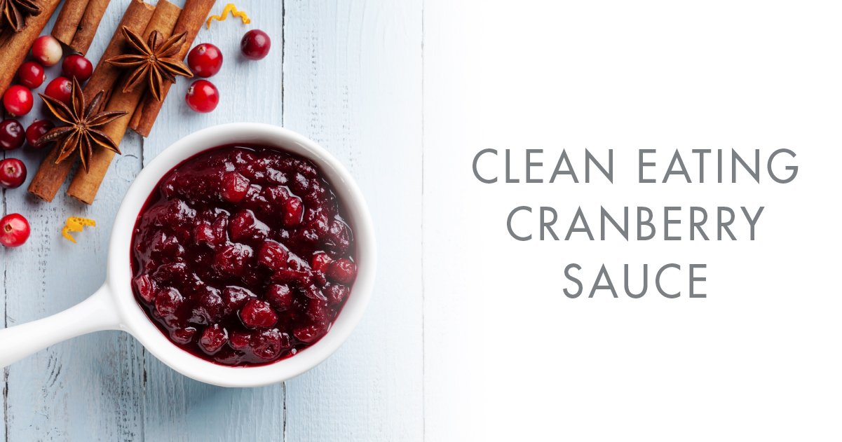 Clean Eating Cranberry Sauce