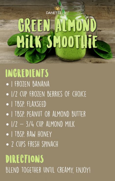 Green Almond Milk Smoothie recipe