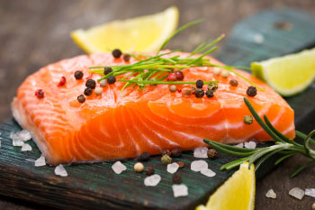 salmon capers lemon omega 3 lowers anxiety