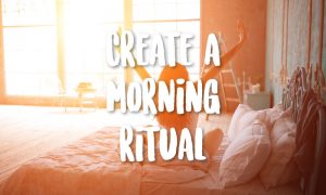 girl waking up in bed