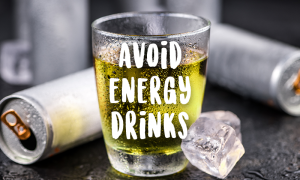 energy drink shot glass reasons avoid