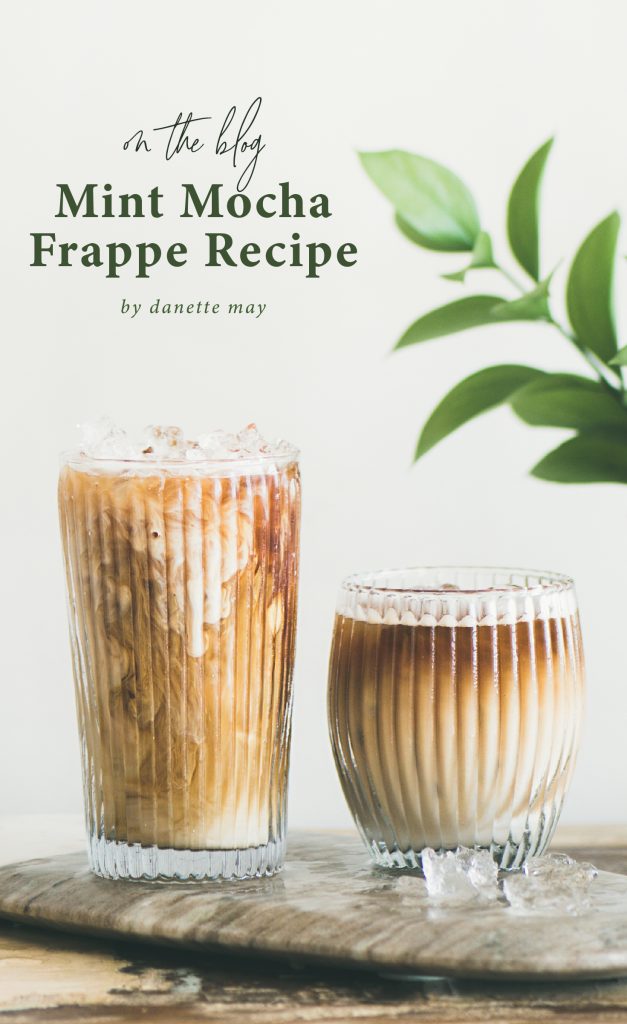 Delicious creamy mint mocha frappe recipe