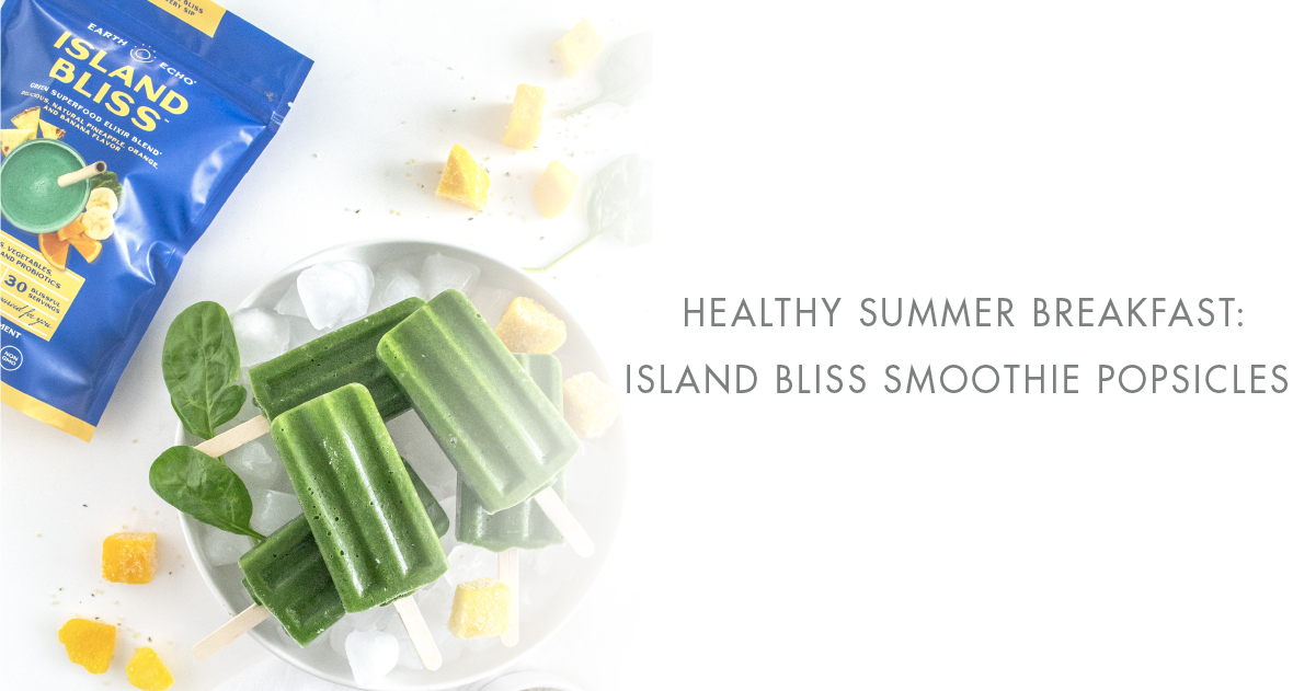 Island Bliss Breakfast Smoothie Popsicles