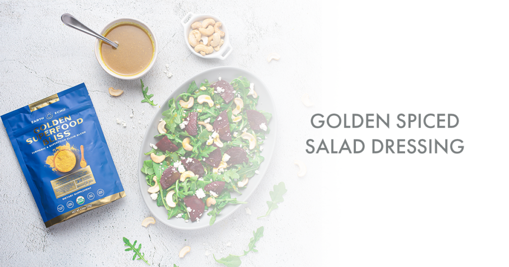 Superfood-Boosted Golden Spiced Salad Dressing